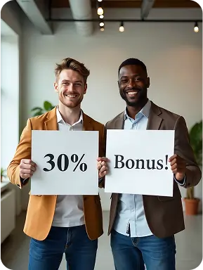 Thirty deposit hero